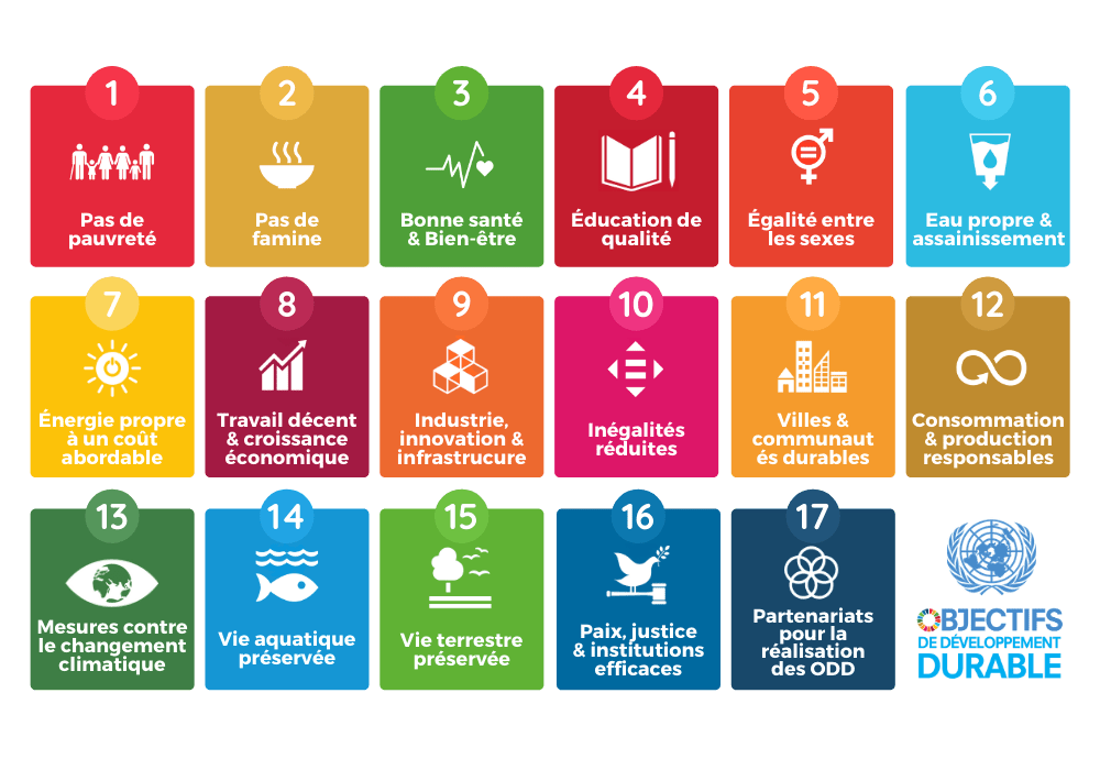 17 Objectifs de Développement Durable